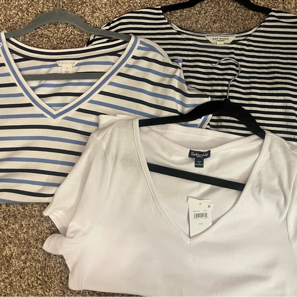 Nordstrom shirt bundle: Caslon/Splendid/Max Studio Tops (S/M) (NWT)